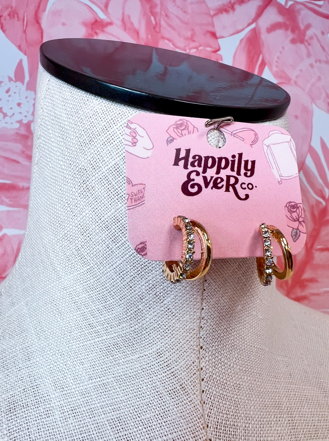 Glass Slipper Hoops *Final Sale*