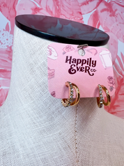 Glass Slipper Hoops *Final Sale*