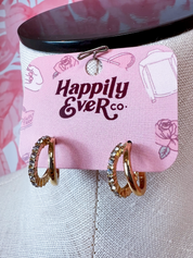 Glass Slipper Hoops *Final Sale*