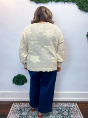 Daisy Dream Cardigan in Oatmeal