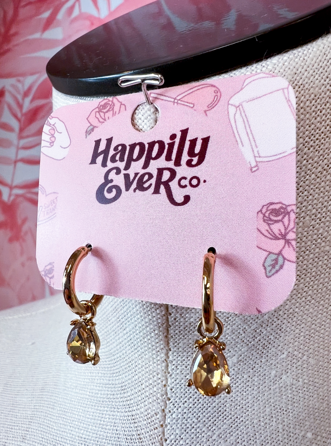 Champagne Dreams Hoops *Final Sale*