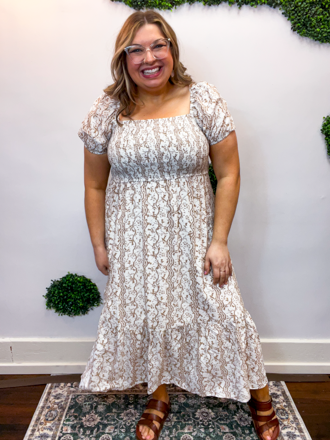 Honey & Vines Midi Dress