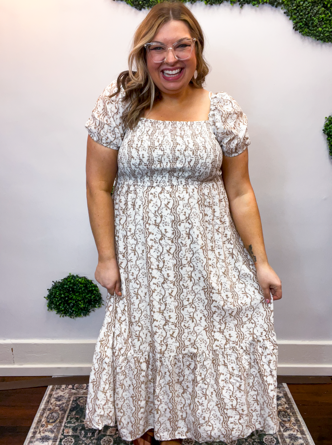 Honey & Vines Midi Dress