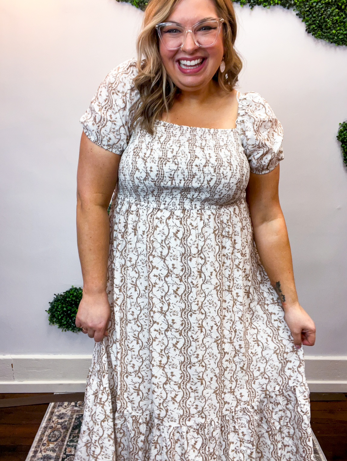 Honey & Vines Midi Dress