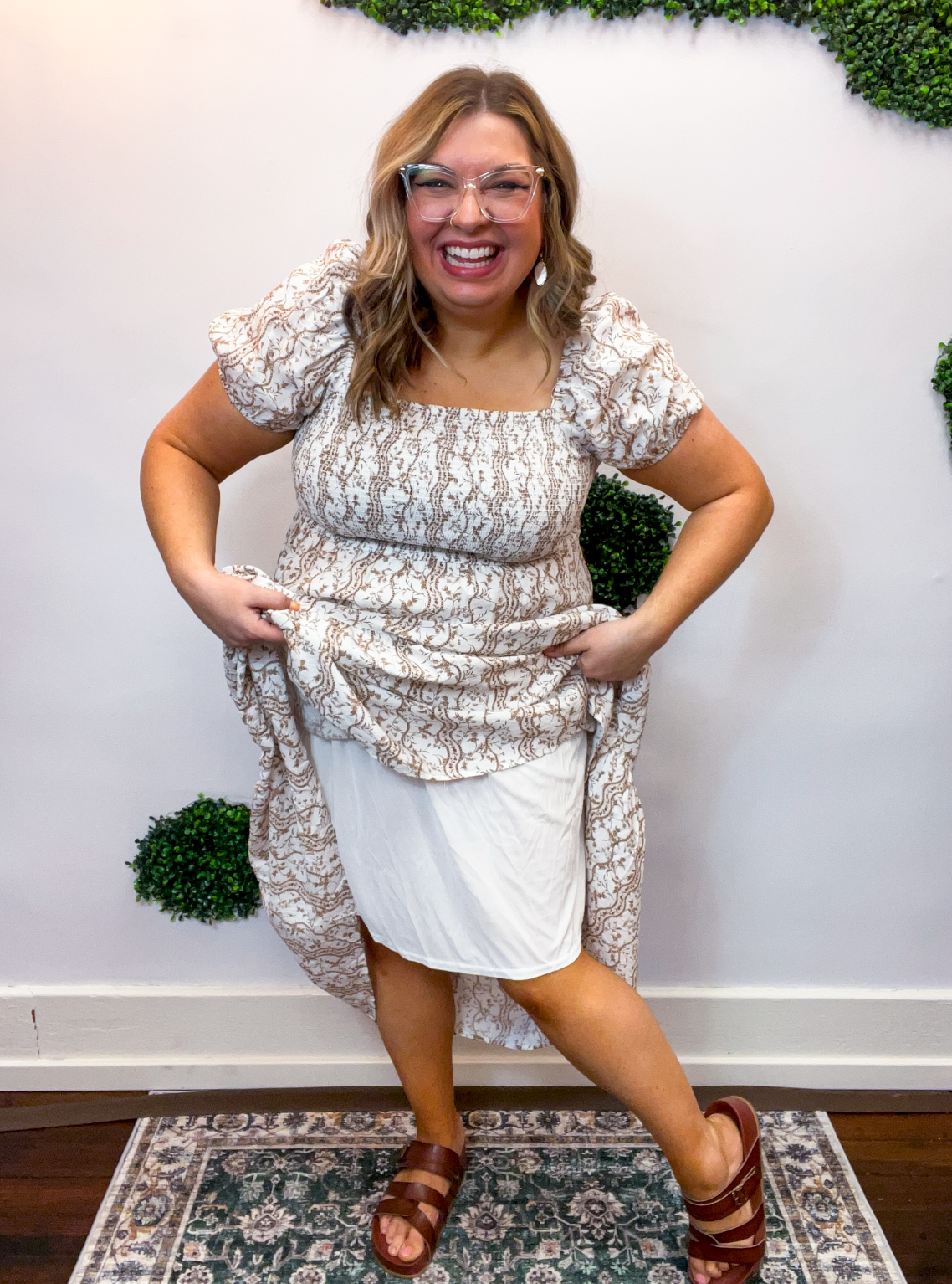 Honey & Vines Midi Dress