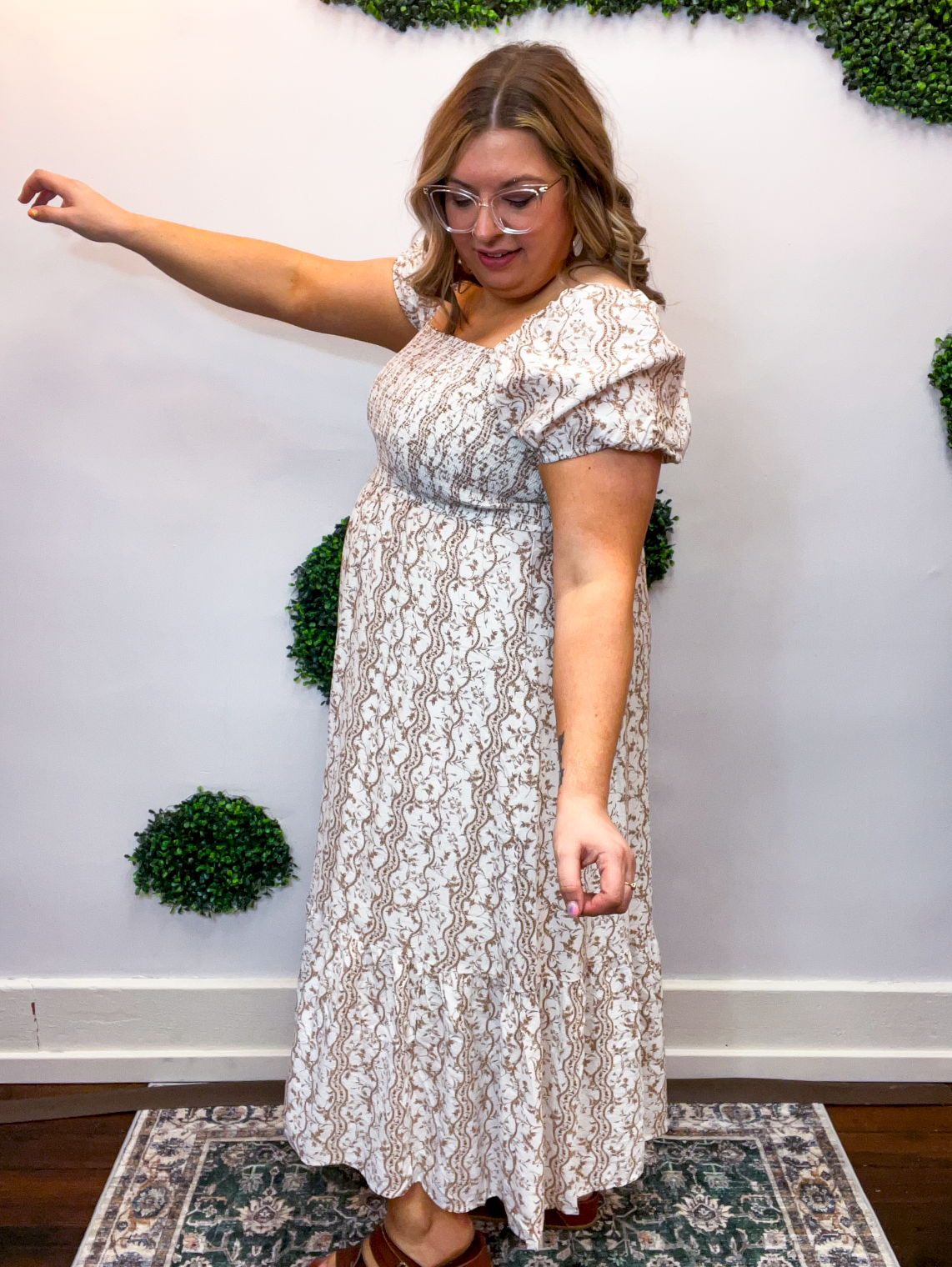 Honey & Vines Midi Dress