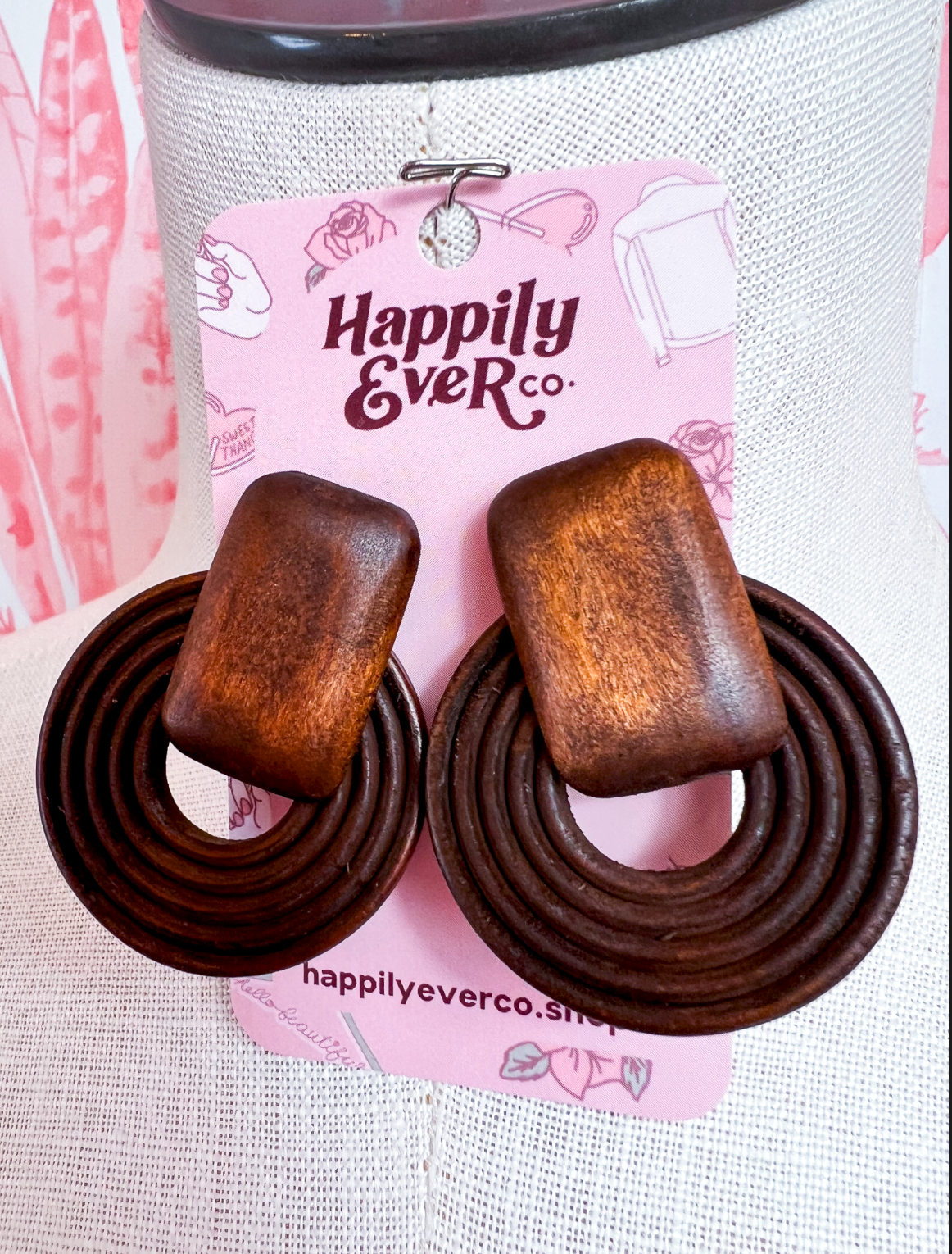 Harvest Moon Earrings in Espresso *Final Sale*