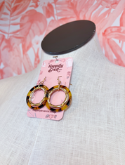 Tortoise & Gold Earrings *Final Sale*