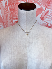 Pearls of Faith Cross Necklace *Final Sale*