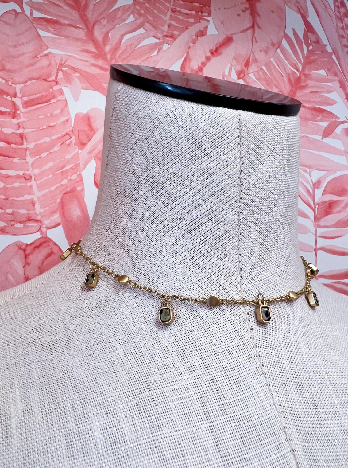 Spotted in Gold Necklace  *Final Sale*