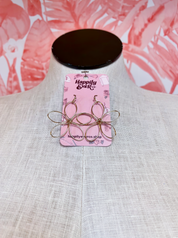 Flower Power Wire Earrings *Final Sale*
