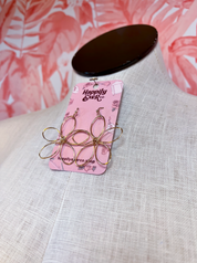 Flower Power Wire Earrings *Final Sale*