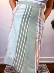 Sunny Row Stripe Skirt