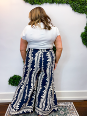 Deep Blue Dream Wide Leg Pants