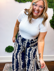 Deep Blue Dream Wide Leg Pants