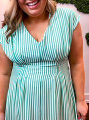 Mint Julep Stripe Maxi Dress