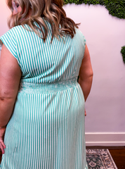 Mint Julep Stripe Maxi Dress