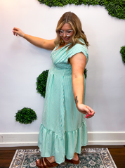 Mint Julep Stripe Maxi Dress