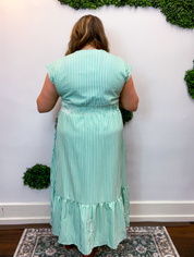 Mint Julep Stripe Maxi Dress