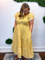 Honey & Clover Midi Dress