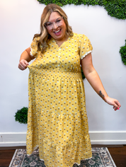 Honey & Clover Midi Dress