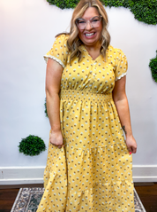 Honey & Clover Midi Dress