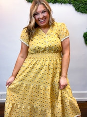 Honey & Clover Midi Dress