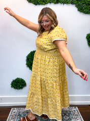Honey & Clover Midi Dress