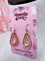 Ripple Effect Drop Earrings *Final Sale*