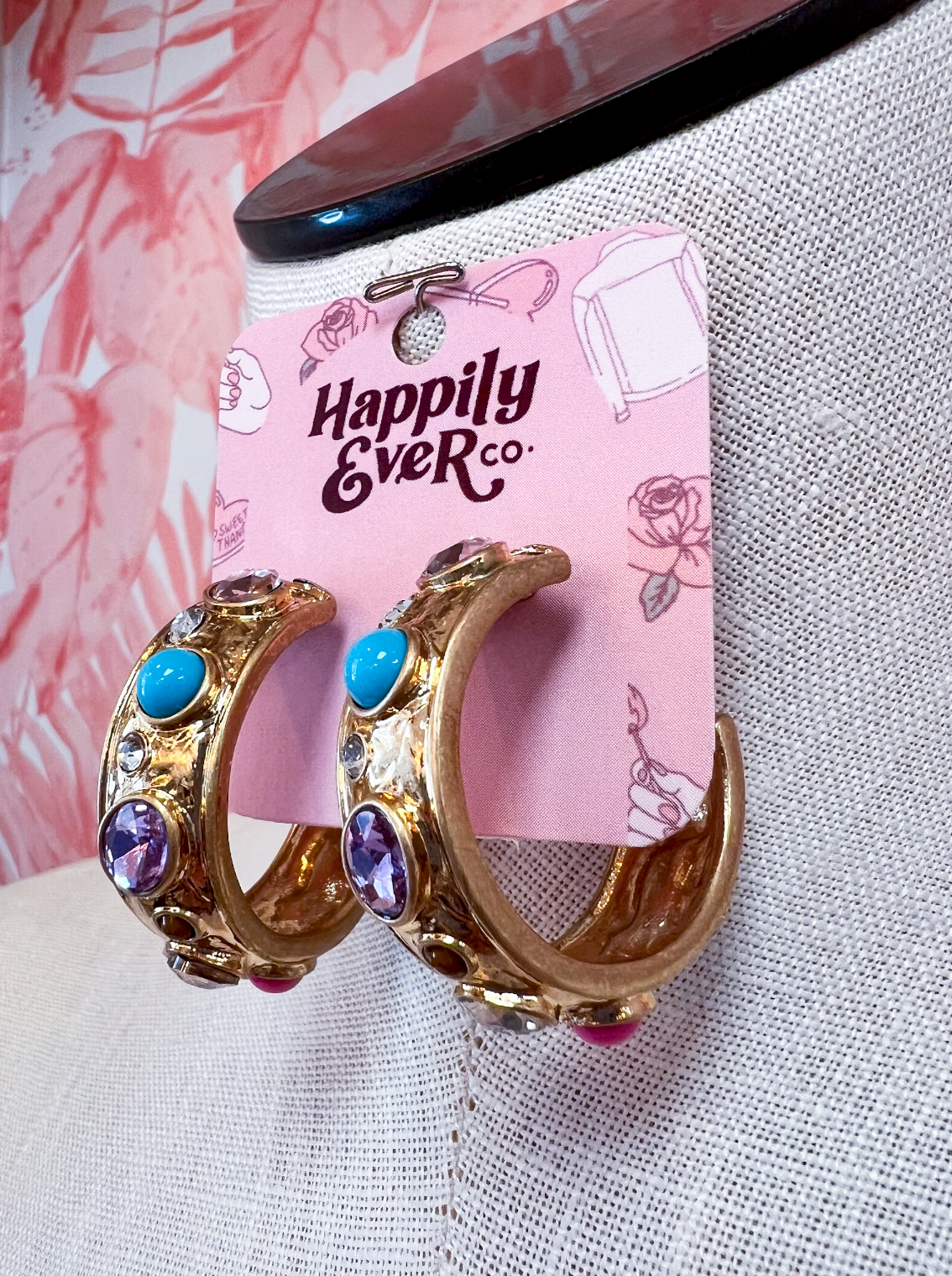 Treasure Chest Hoops *Final Sale*
