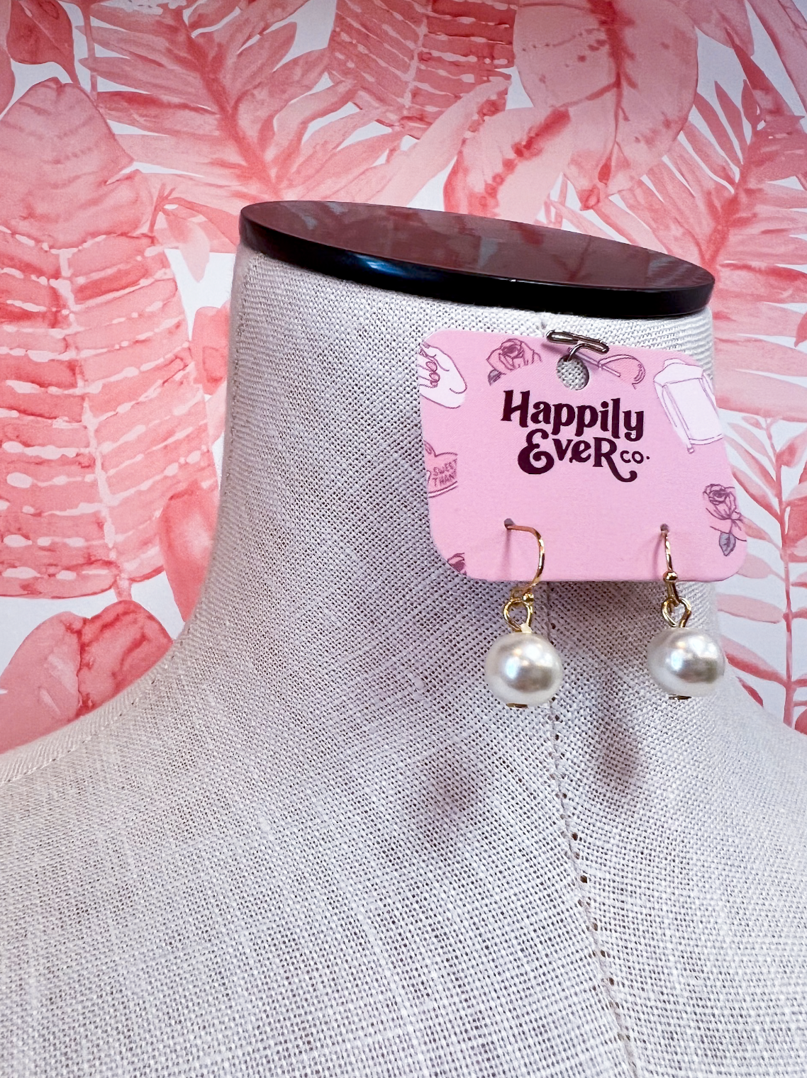 Sunday Pearl Drop Earrings in Gold *Final Sale*