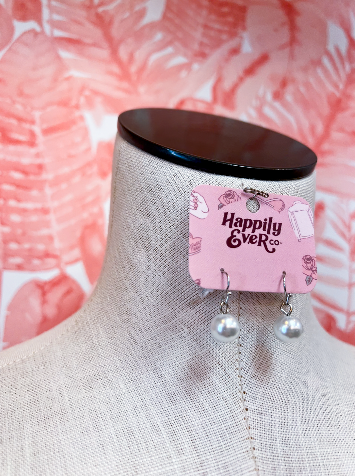 Sunday Pearl Drop Earrings in Silver  *Final Sale*