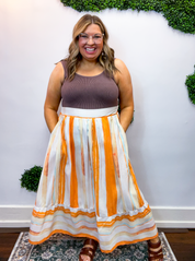 Chasing Sunsets Midi Skirt