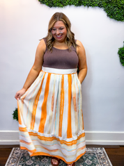 Chasing Sunsets Midi Skirt