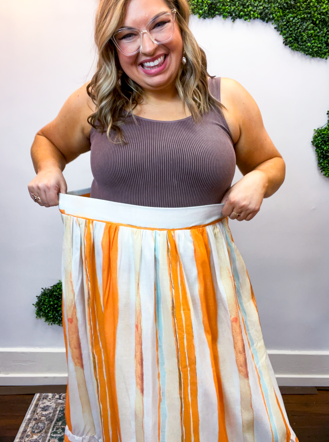 Chasing Sunsets Midi Skirt