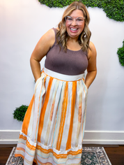 Chasing Sunsets Midi Skirt