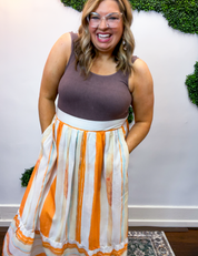 Chasing Sunsets Midi Skirt