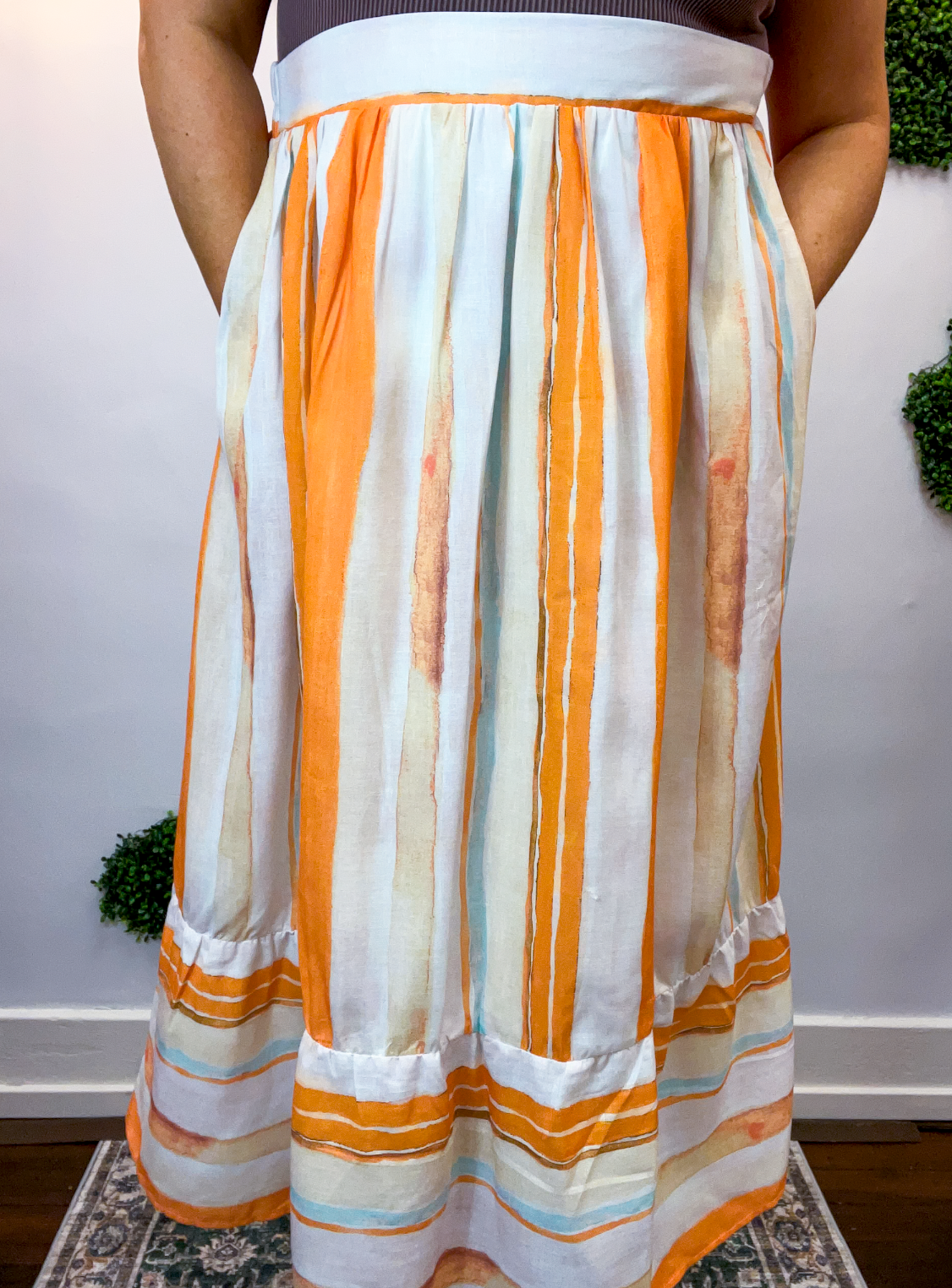 Chasing Sunsets Midi Skirt