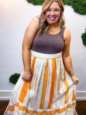 Chasing Sunsets Midi Skirt