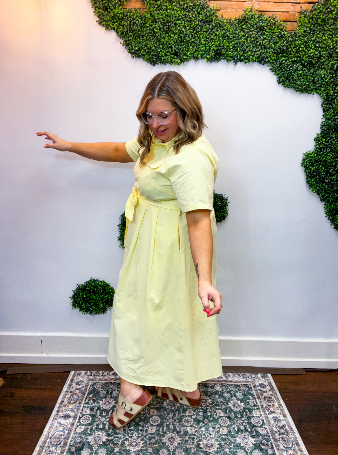 Lemon Drop Midi Dress