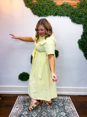 Lemon Drop Midi Dress