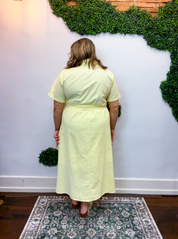 Lemon Drop Midi Dress