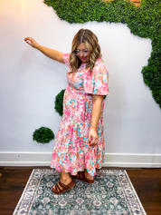Flower Market Midi Dress