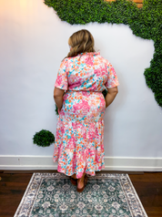 Flower Market Midi Dress