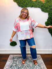 Garden Party Patchwork Top