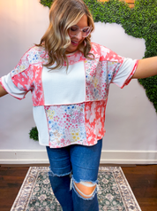 Garden Party Patchwork Top
