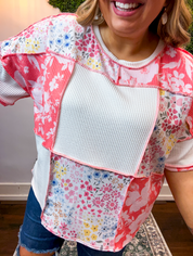 Garden Party Patchwork Top