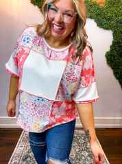Garden Party Patchwork Top