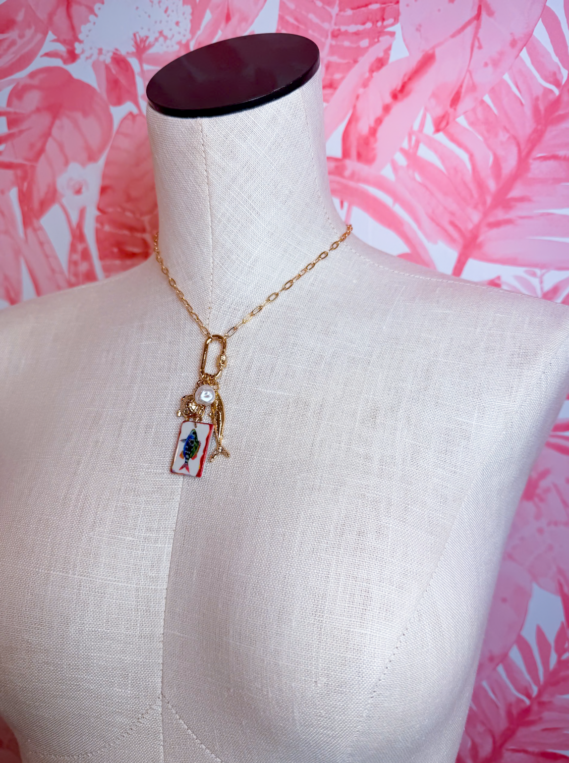 Down by the Sea Charm Necklace *Final Sale*