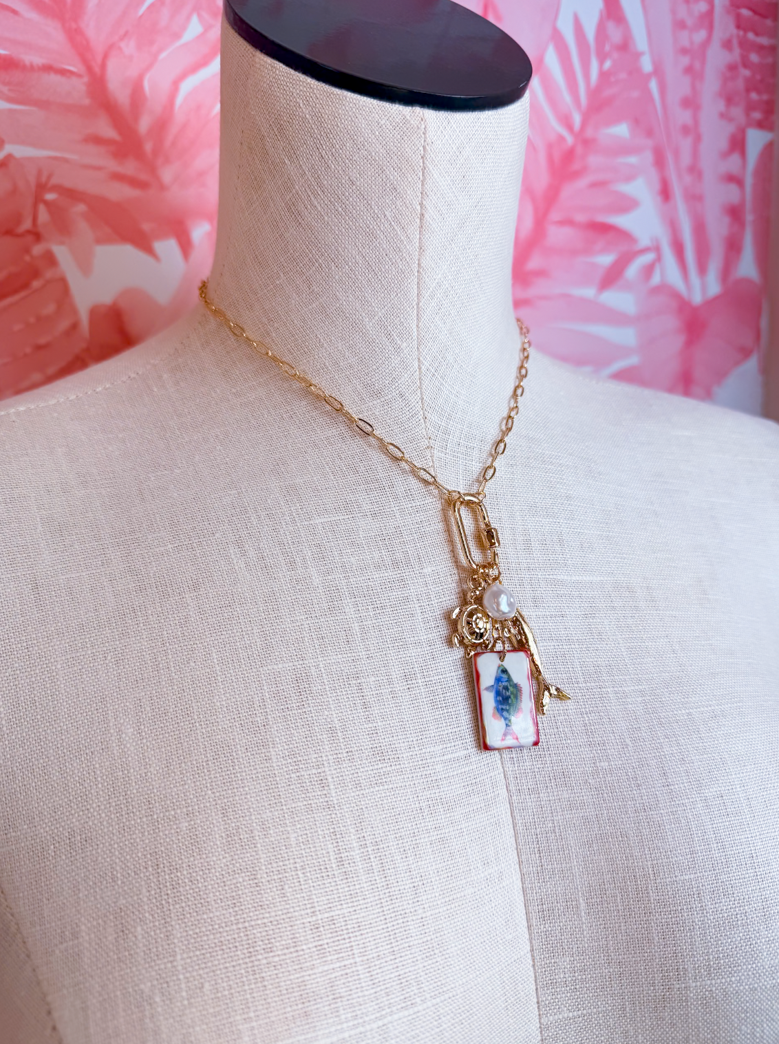 Down by the Sea Charm Necklace *Final Sale*